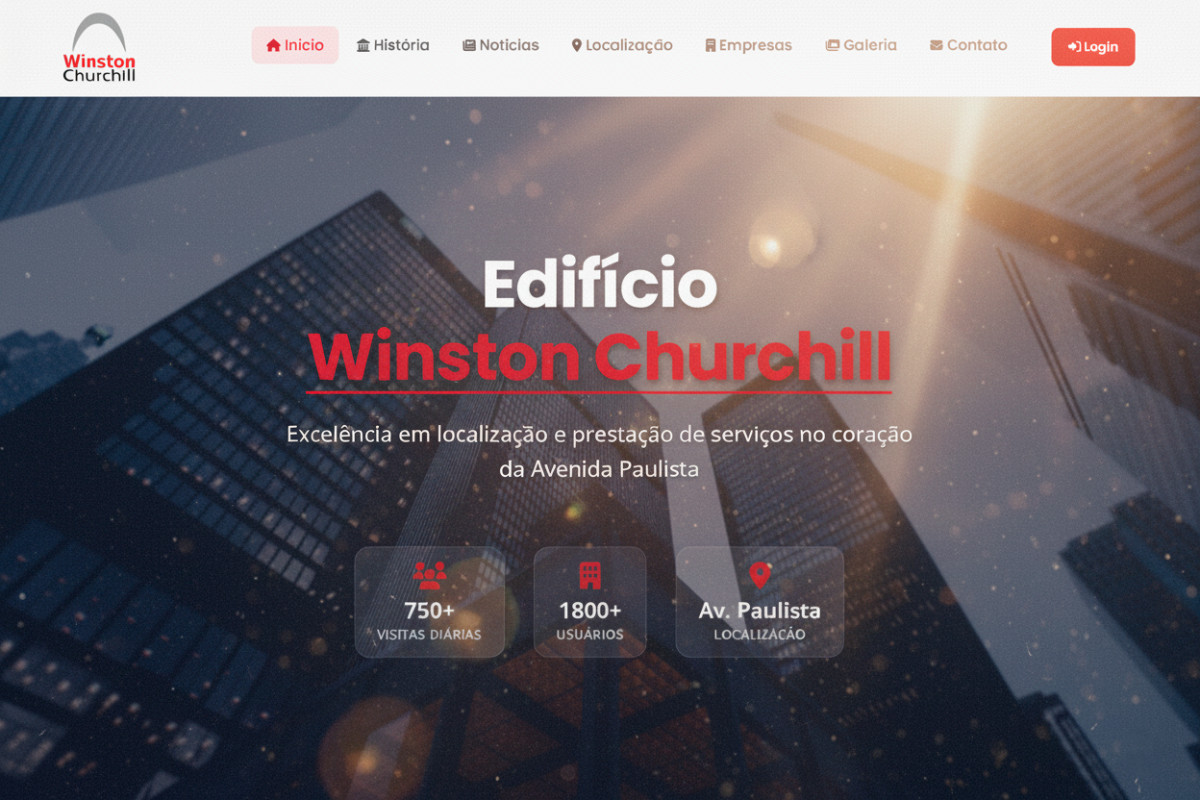 Edifício Winston Churchill Inaugura Novo Portal Digital